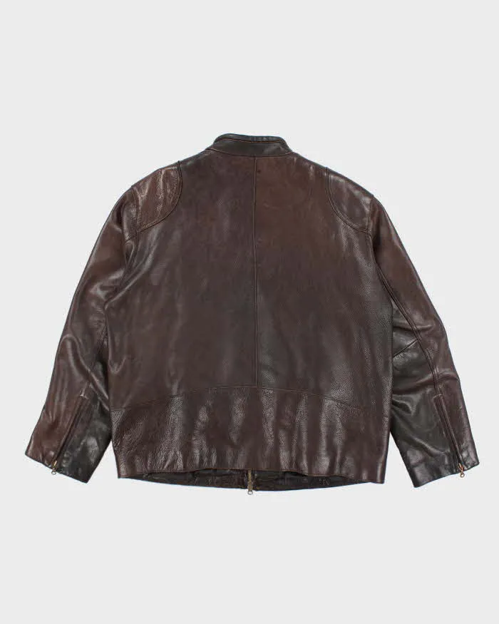 Vintage Danier Brown Leather Jacket - XL sold by Rokit product image thumbnail 2