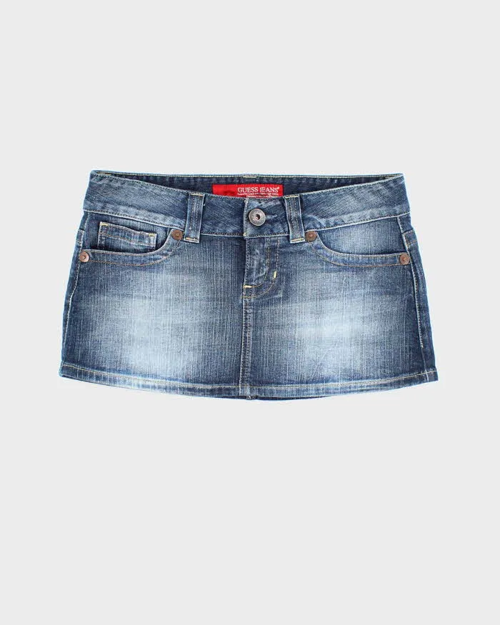 Vintage Y2k 00s Guess Denim Mini Skirt - S sold by Rokit