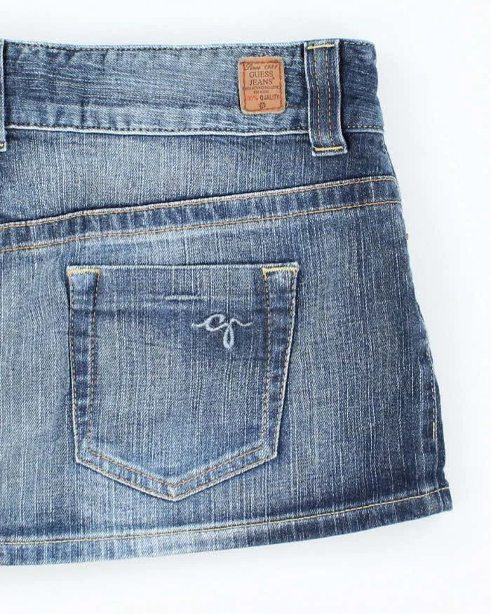 Vintage Y2k 00s Guess Denim Mini Skirt - S sold by Rokit product image thumbnail 4