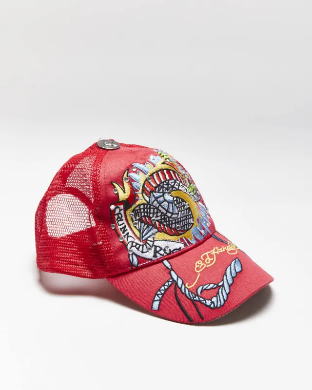 Vintage Y2k 00s Ed Hardy Trucker Hat- OS sold by Rokit