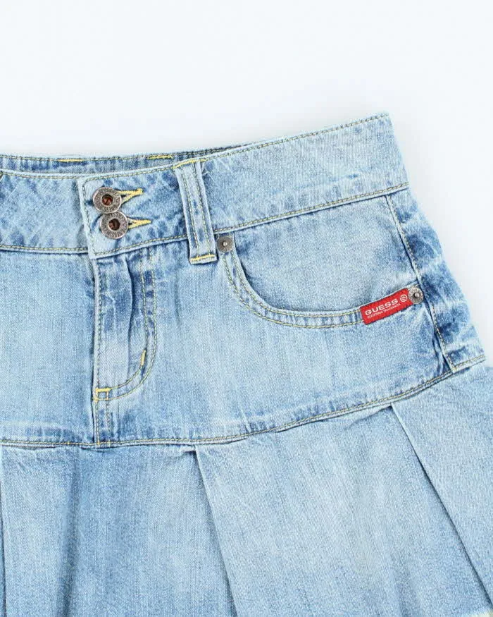 Vintage Y2k 00s Guess Denim Mini Skirt - XS sold by Rokit product image thumbnail 3