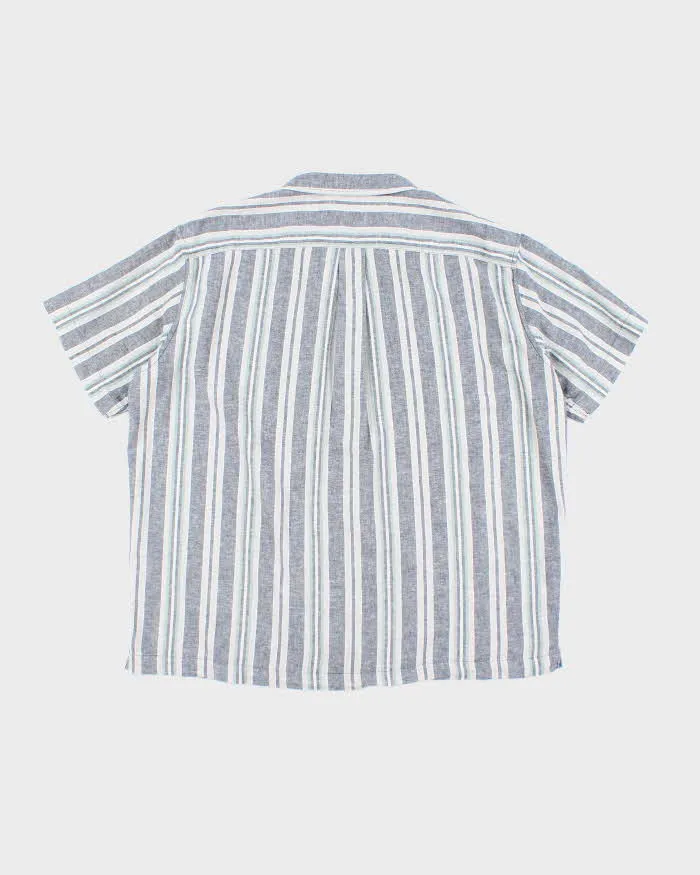 Vintage Eddie Bauer Stripe Short Sleeve Shirt - XL sold by Rokit product image thumbnail 2