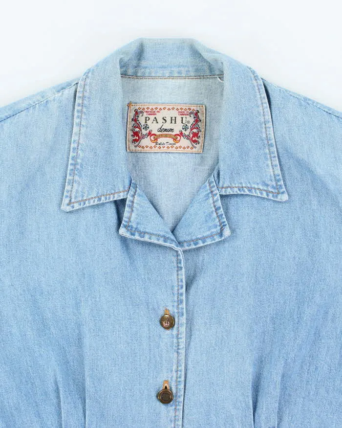 Vintage Pashu Denim Blouse - M sold by Rokit product image thumbnail 3