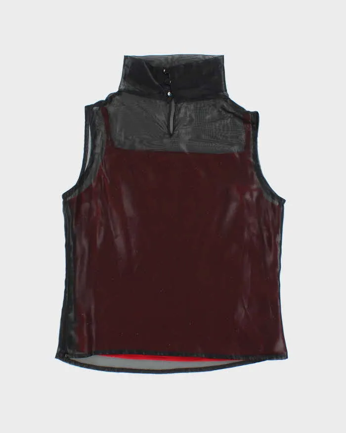 Vintage 90s Bosch Mesh Built-in Cami Top - M sold by Rokit product image thumbnail 2