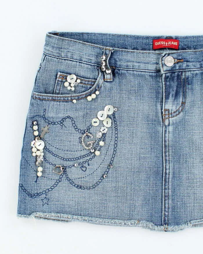 Vintage Y2k 00s Guess Denim Mini Skirt - S sold by Rokit product image thumbnail 3
