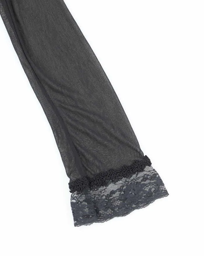 Vintage Y2k 00s Witchy Long Sleeve Mesh Top - S sold by Rokit product image thumbnail 5