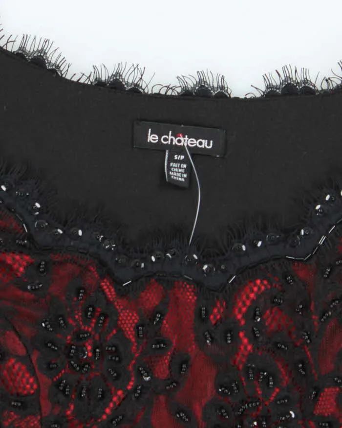 Vintage 00s Le Chateau Beaded Top - S sold by Rokit product image thumbnail 5