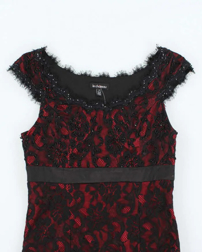 Vintage 00s Le Chateau Beaded Top - S sold by Rokit product image thumbnail 3