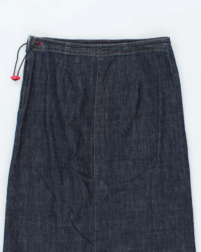 Vintage Y2k 00s Mavi Jeans Kangaroo Pocket Denim Skirt - XS sold by Rokit product image thumbnail 4