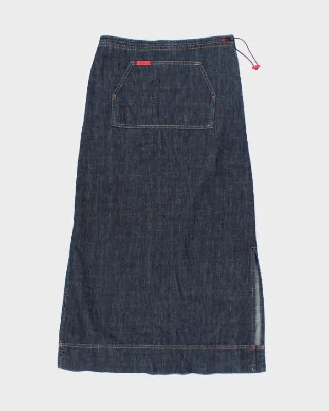Vintage Y2k 00s Mavi Jeans Kangaroo Pocket Denim Skirt - XS sold by Rokit