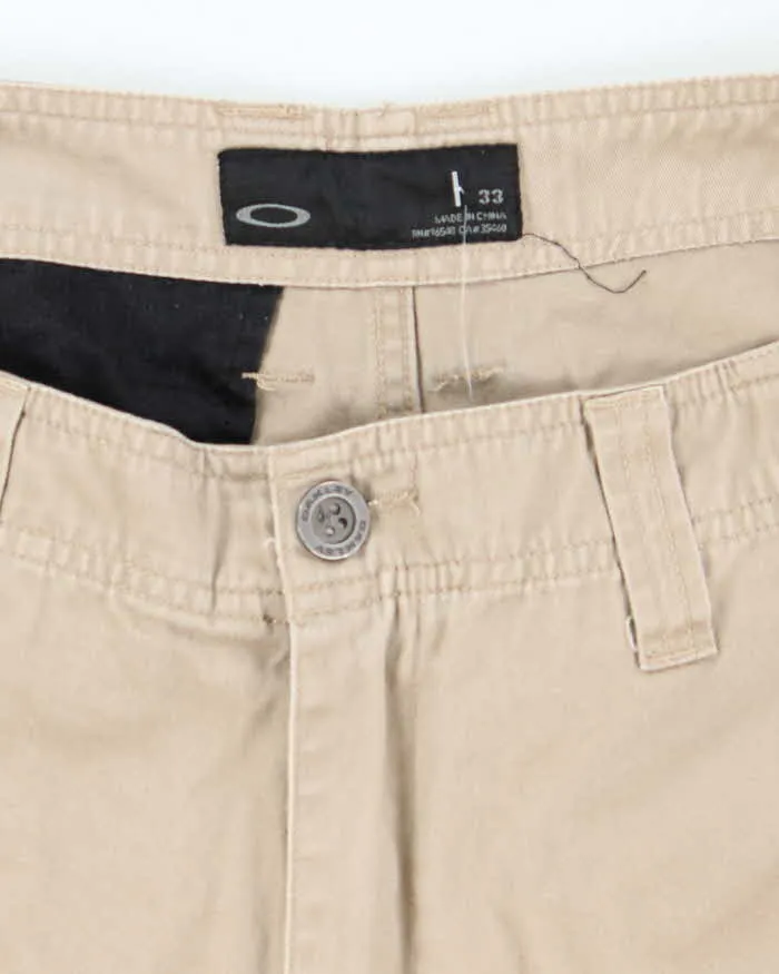 Vintage Oakley Embroidered Wide Leg Cargo Shorts - W32 L10 sold by Rokit product image thumbnail 5