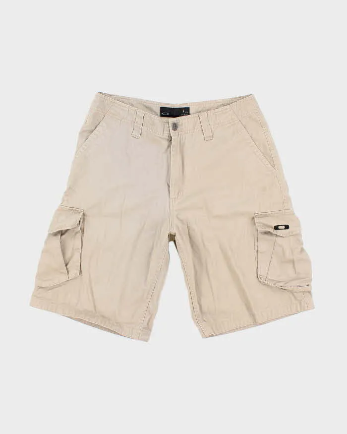 Vintage Oakley Embroidered Wide Leg Cargo Shorts - W32 L10 sold by Rokit