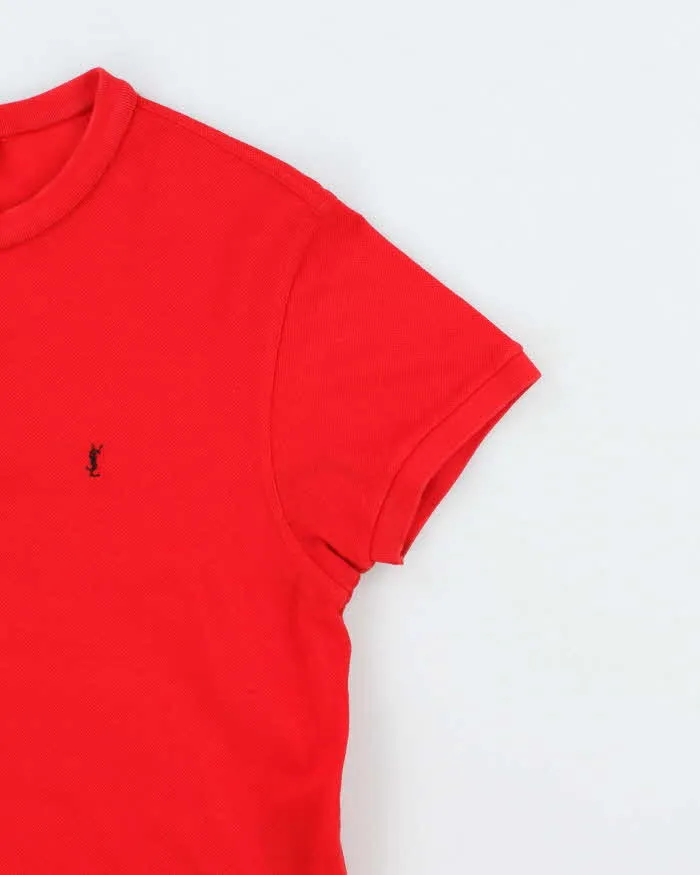 Vintage Yves Saint Laurent Henley Collar Polo Shirt -M sold by Rokit product image thumbnail 4