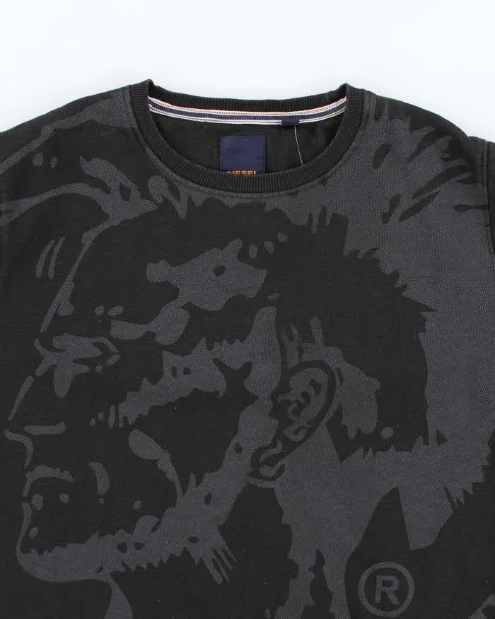 Vintage Y2K Diesel Only The Brave All Over Print Sweatshirt - M sold by Rokit product image thumbnail 3