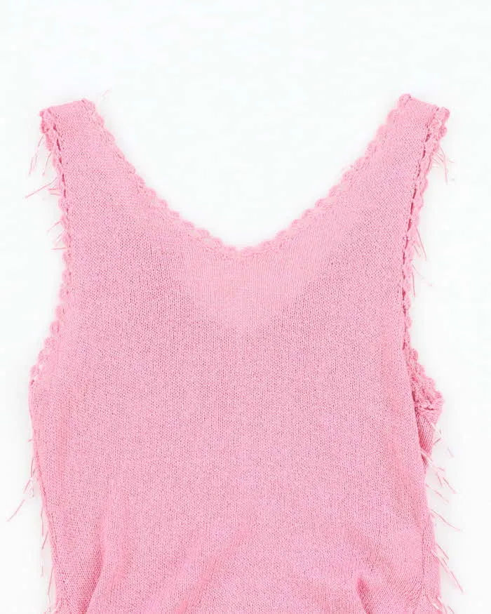 Vintage 90s Beaded Knit Cami - XS sold by Rokit product image thumbnail 4