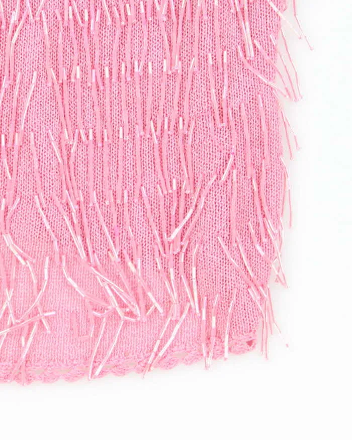 Vintage 90s Beaded Knit Cami - XS sold by Rokit product image thumbnail 5