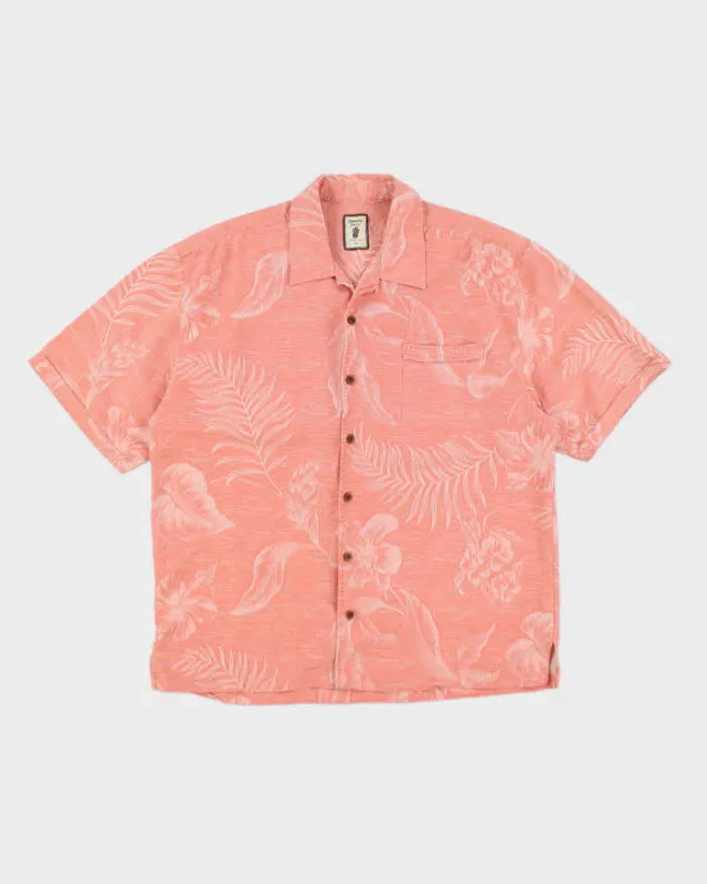 Jamaica Jaxx Pink Hibiscus Hawaiian Shirt - XL sold by Rokit