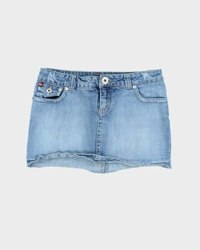 Vintage Y2k 00s Makes Of Everything Originals Denim Mini Skirt - S sold by Rokit