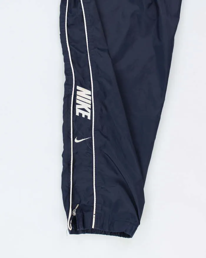 Men's Nike Navy and White Tracksuit Bottoms - M sold by Rokit product image thumbnail 3