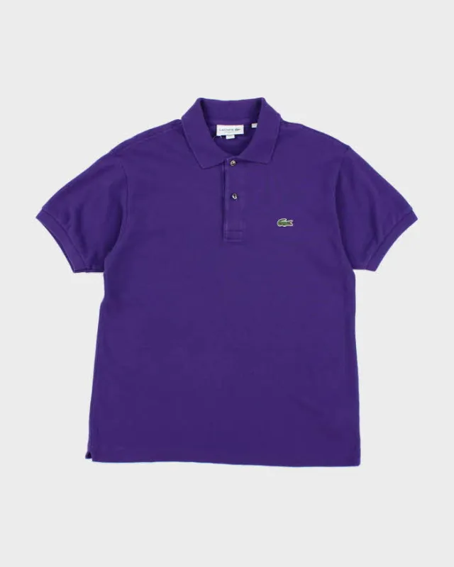 Vintage Lacoste Purple Polo Shirt - S sold by Rokit