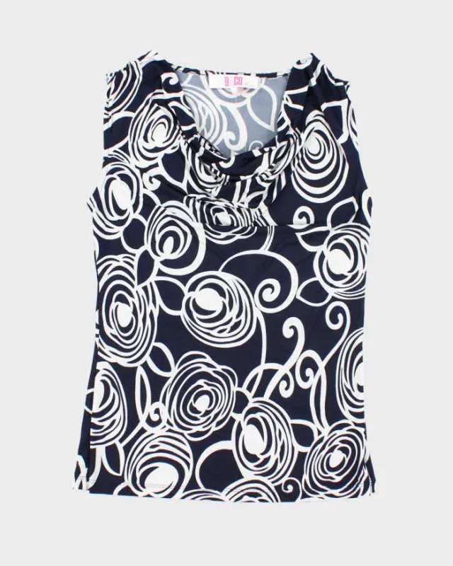 Vintage Y2k 00s 9&Co Cowl Neck Top - S sold by Rokit