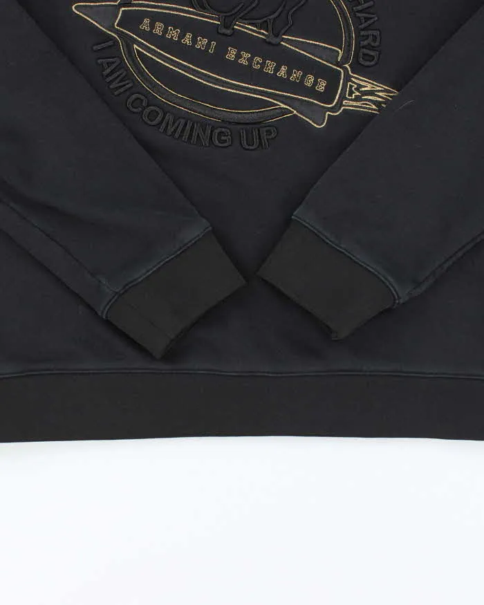 Vintage Y2K Armani Embroidered Sweatshirt - M sold by Rokit product image thumbnail 4
