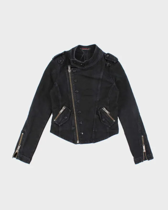 Vintage Y2k 00s Guess Black Jacket - S sold by Rokit