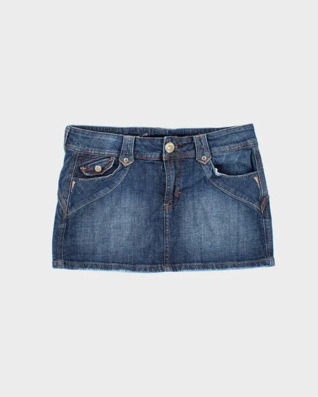 Vintage Y2k 00s Nissi Jeans Denim Mini Skirt - S sold by Rokit