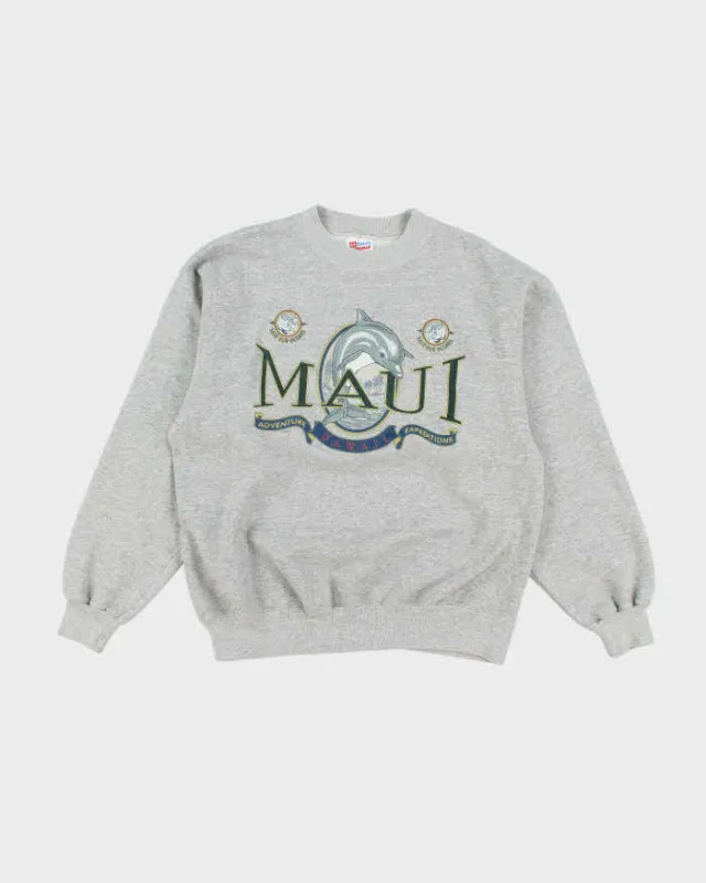 Vintage 90's Maui Graphic Print Sweatshirt - L sold by Rokit