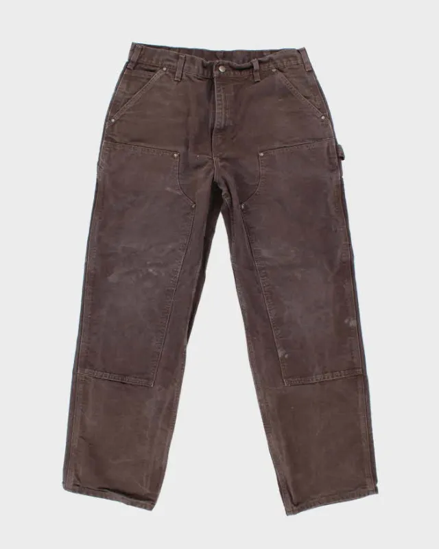 Vintage Carhartt Heavyweight Double Knee Carpenter Trousers - W32 L30 sold by Rokit