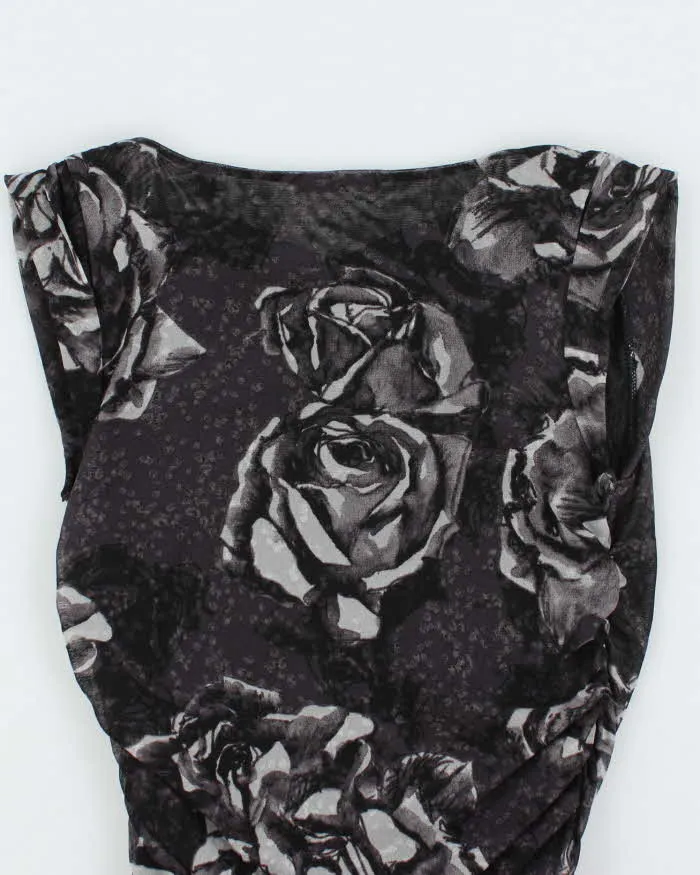 Vintage Y2k 00s Mexx Ruched Cowl Neck Top - S sold by Rokit product image thumbnail 4