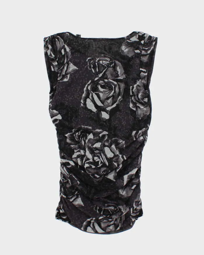 Vintage Y2k 00s Mexx Ruched Cowl Neck Top - S sold by Rokit product image thumbnail 2