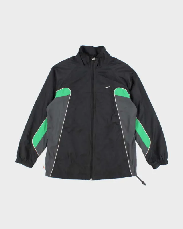 Nike Black and Green Windbreaker Jacket -M sold by Rokit