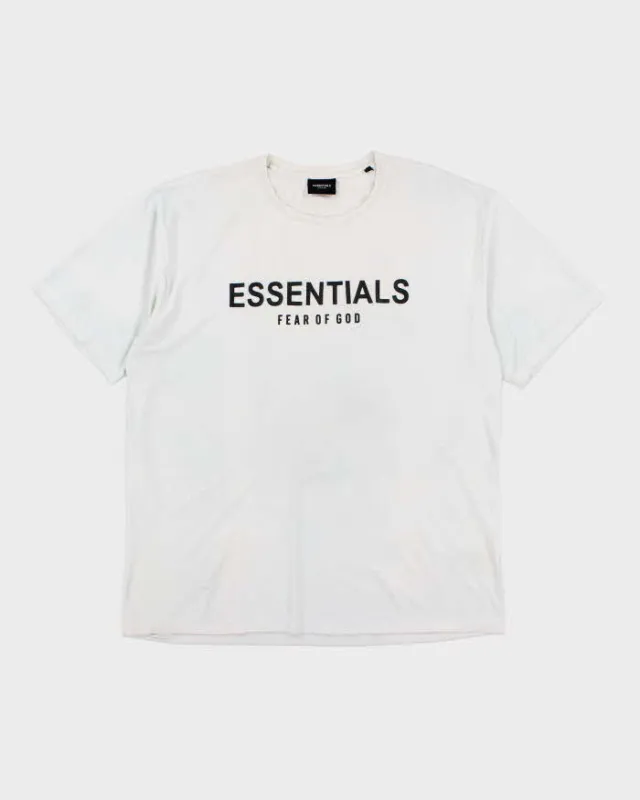 Essentials Fear of God White T-Shirt - 4XL sold by Rokit