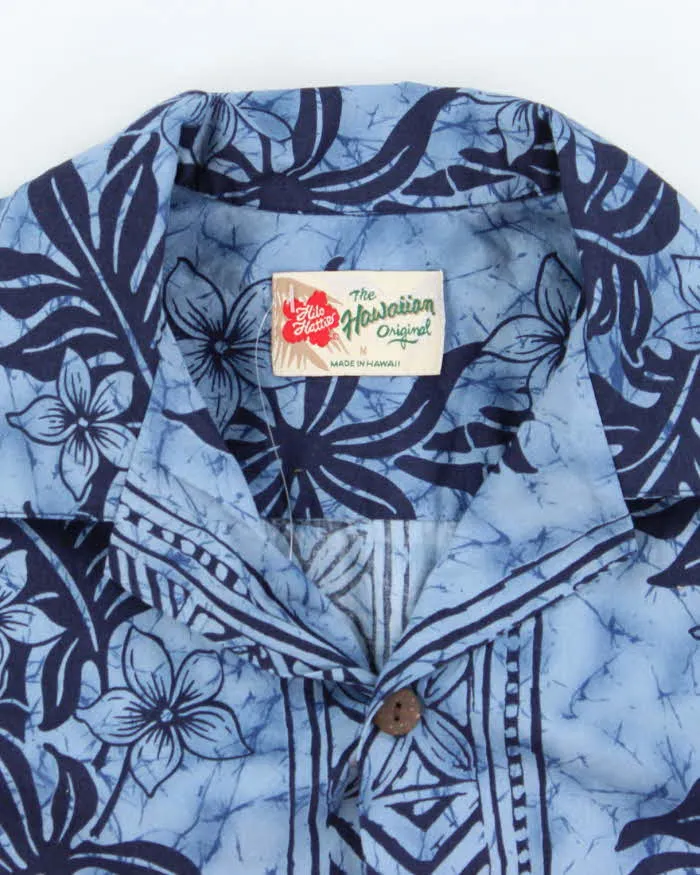Vintage 90s Hilo Hatties Blue Pattern Hawaiian Shirt - M sold by Rokit product image thumbnail 5