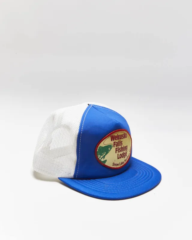 Vintage Wekusko Falls Fishing Lodge Trucker Hat- OS sold by Rokit