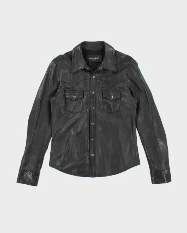 Vintage Dolce & Gabbana Leather Jacket - M sold by Rokit