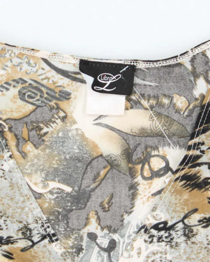 Vintage Y2k 00s Libra Ruched Top - M sold by Rokit product image thumbnail 5