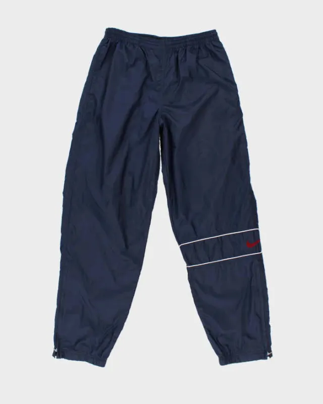 Men's Nike Navy Blue Tracksuit Bottoms - L sold by Rokit