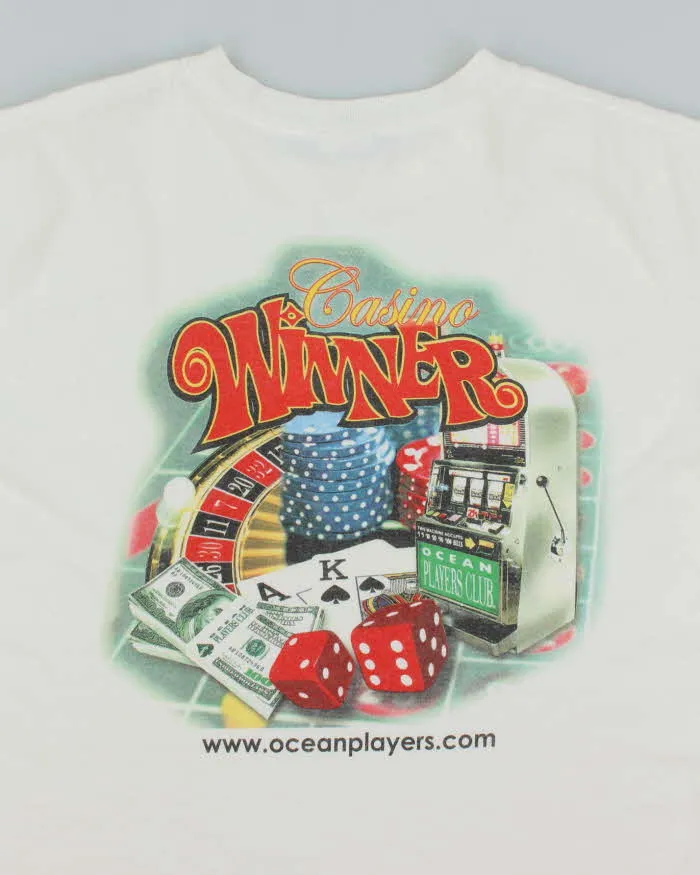 Vintage Y2K Casino Graphic T-Shirt - L sold by Rokit product image thumbnail 3