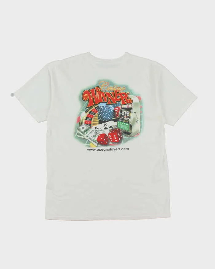 Vintage Y2K Casino Graphic T-Shirt - L sold by Rokit product image thumbnail 2
