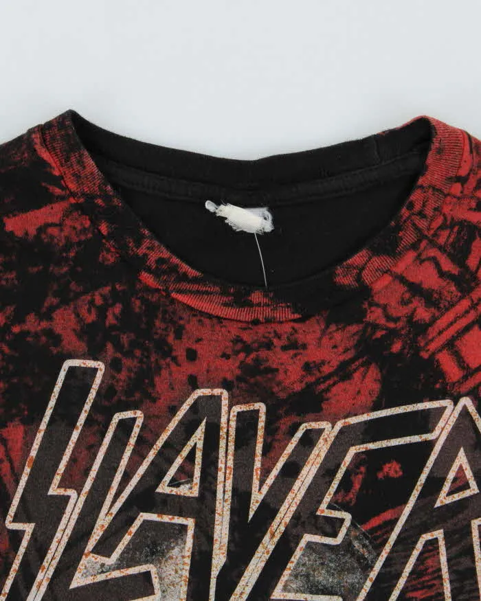Vintage Y2K Slayer All Over Print Band T-Shirt - M sold by Rokit product image thumbnail 5