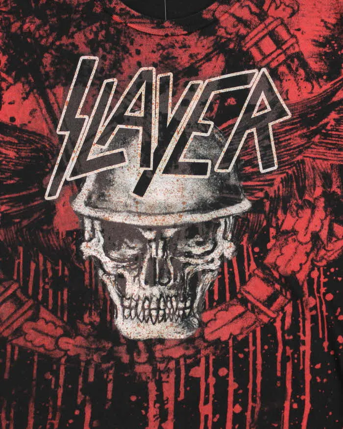 Vintage Y2K Slayer All Over Print Band T-Shirt - M sold by Rokit product image thumbnail 3