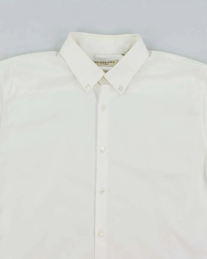 Burberry Men's White Collared Shirt - L sold by Rokit product image thumbnail 3