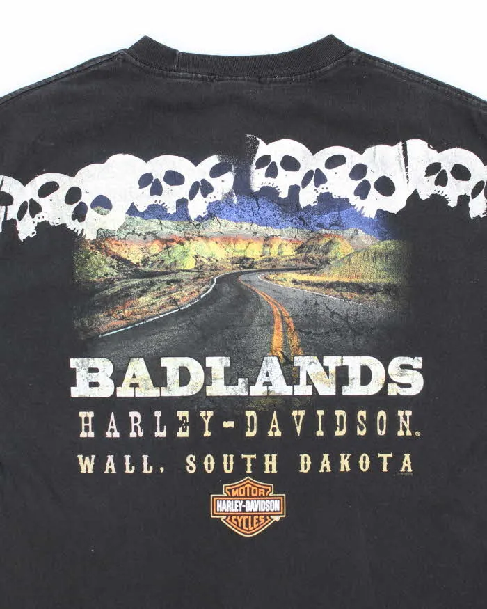 Vintage Y2K Harley Davidson Badlands Graphic T-Shirt - M sold by Rokit product image thumbnail 4