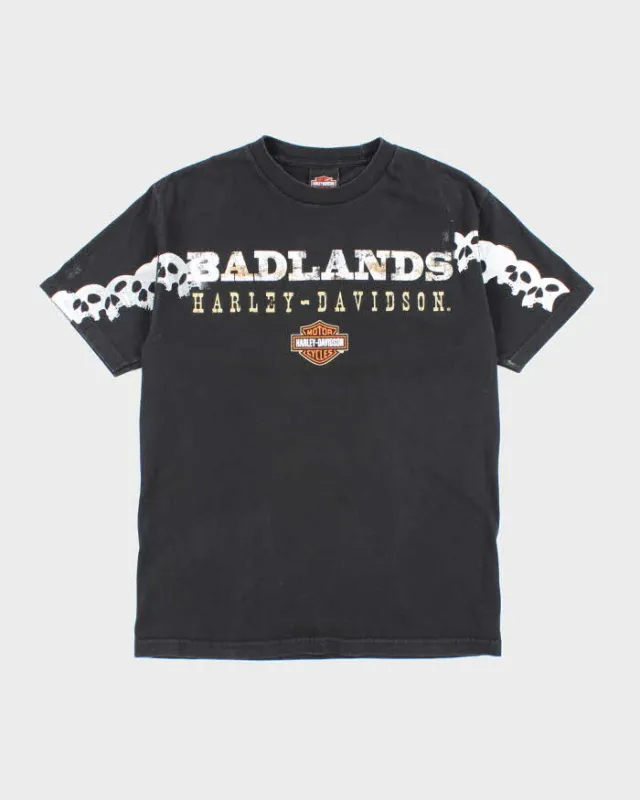 Vintage Y2K Harley Davidson Badlands Graphic T-Shirt - M sold by Rokit