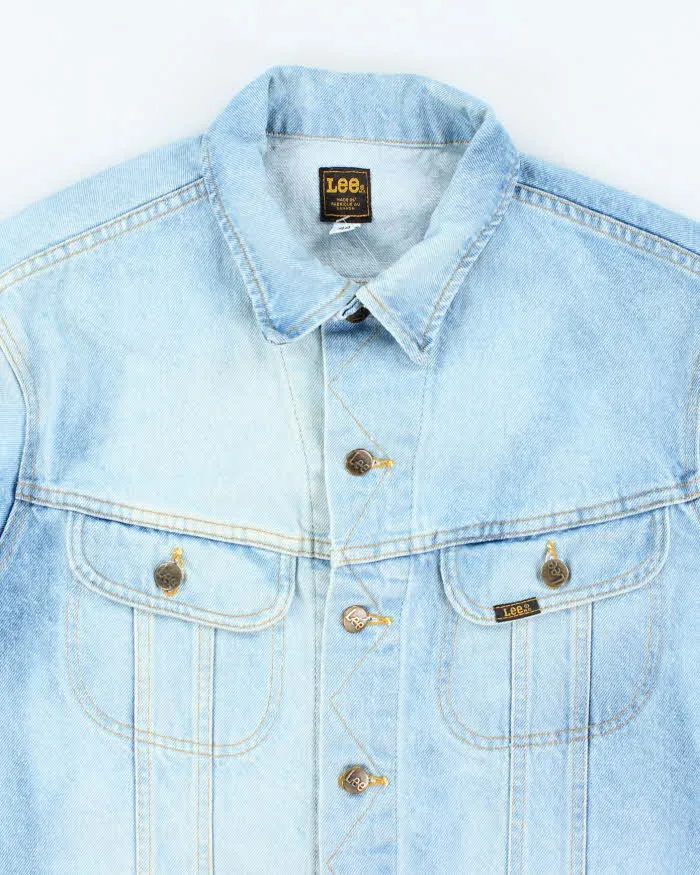 Vintage 80s Lee Button Up Light Blue Denim Jacket - L sold by Rokit product image thumbnail 3