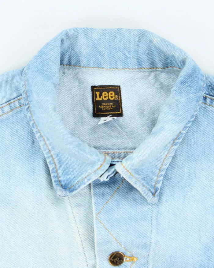Vintage 80s Lee Button Up Light Blue Denim Jacket - L sold by Rokit product image thumbnail 5