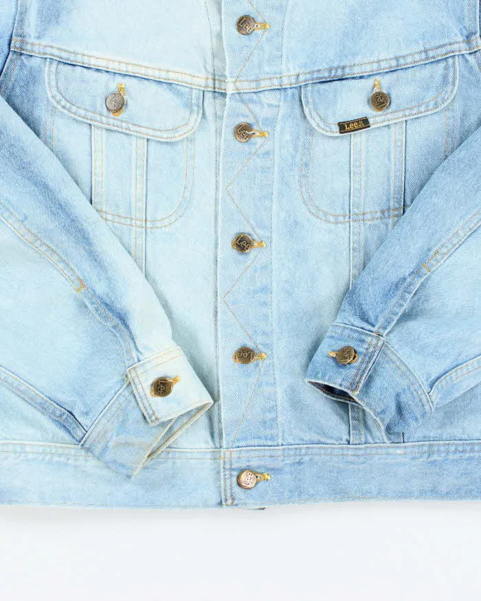 Vintage 80s Lee Button Up Light Blue Denim Jacket - L sold by Rokit product image thumbnail 4