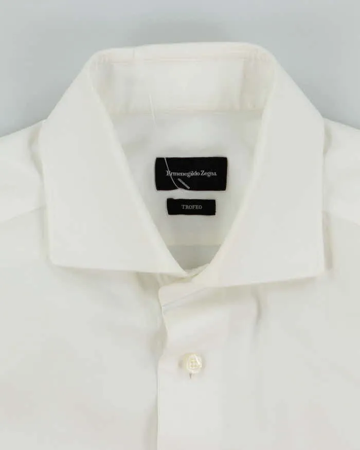 Ermenegildo Zegna White Collared Shirt - M sold by Rokit product image thumbnail 5